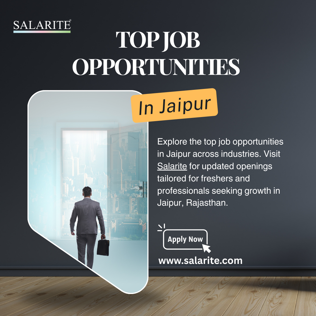 Job opportunities in Jaipur for freshers